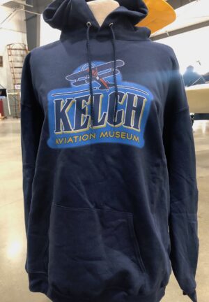Blue Hooded Sweatshirt